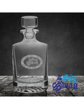 850ml Round Glass Decanter