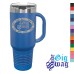 40 oz Coffee Mug - Handle + Straw