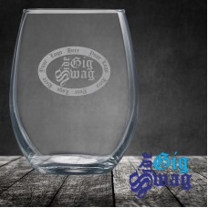 9 oz Stemless Wine Glass