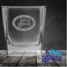 10 1/2 oz Square on the Rocks Glass