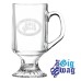 10 oz Clear Footed Coffee Mug