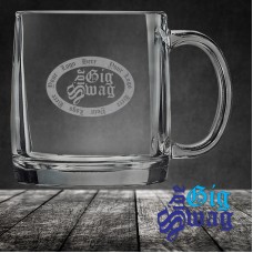 12 1/4 oz Clear Coffee Mug