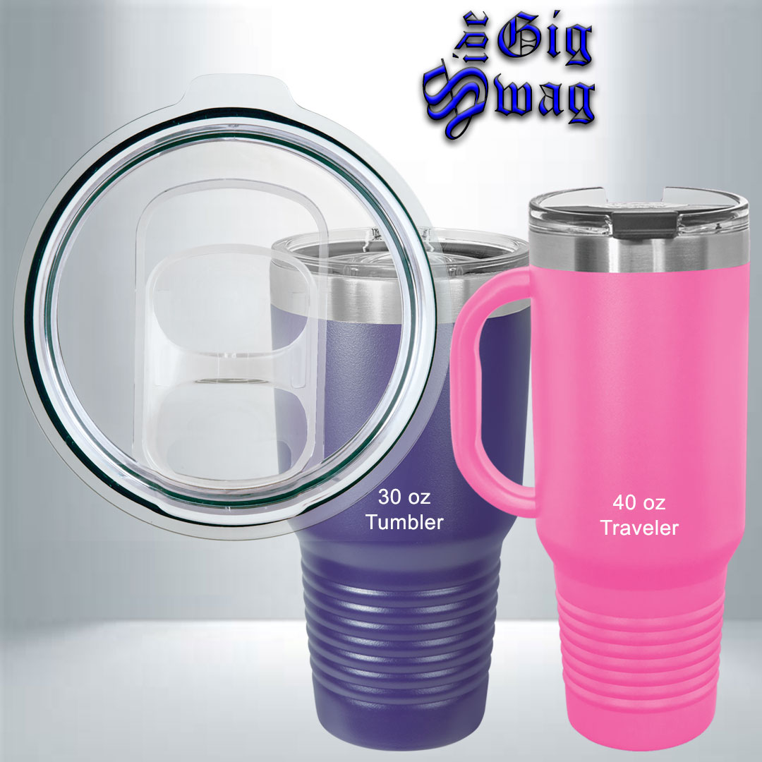 Slider Lid, fits 30 oz. Tumbler or 40 oz. Traveler