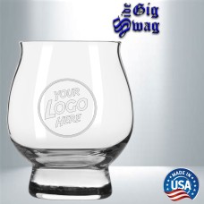 Bourbon Tasting Glass, 8 oz - Laser Engraved