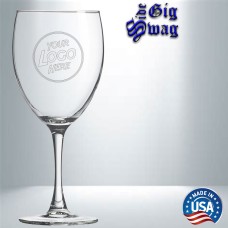 Wine Glass, 10 oz - Laser Engraved