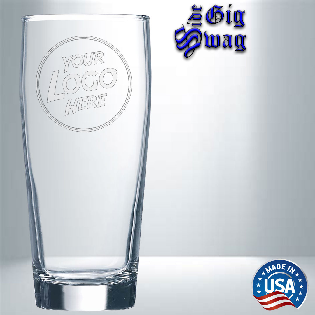 Willi Becher Beer Glass, 20 oz - Laser Engraved