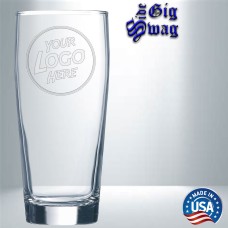 Willi Becher Beer Glass, 20 oz - Laser Engraved