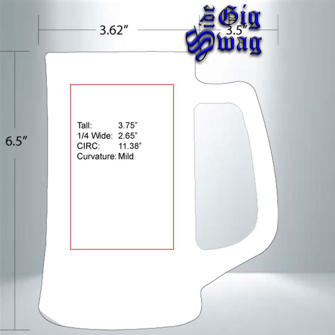 Sport Beer Tankard, 25 oz - Laser Engraved