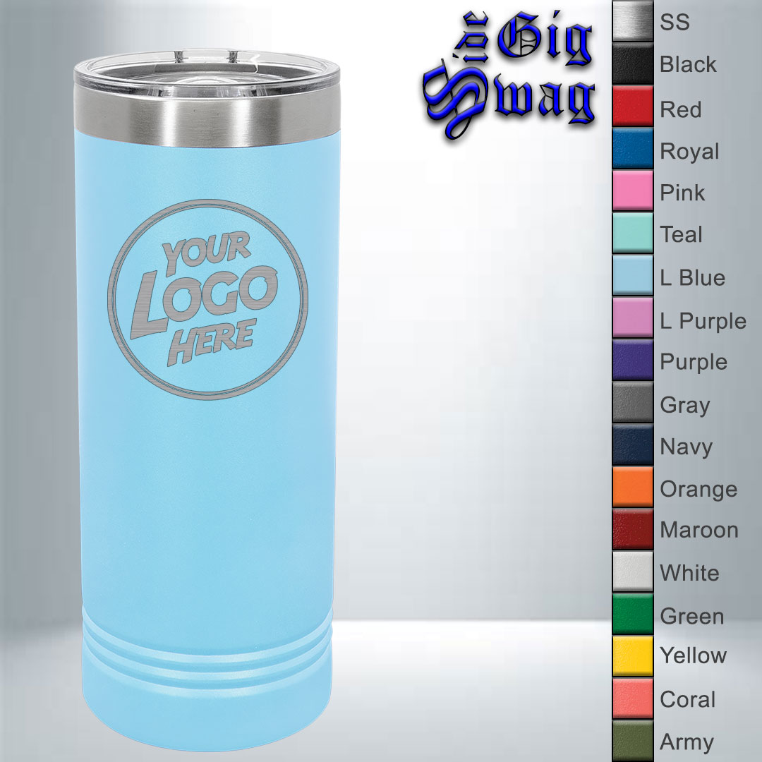 Ringneck Skinny Tumbler - 22 oz - Laser Engraved