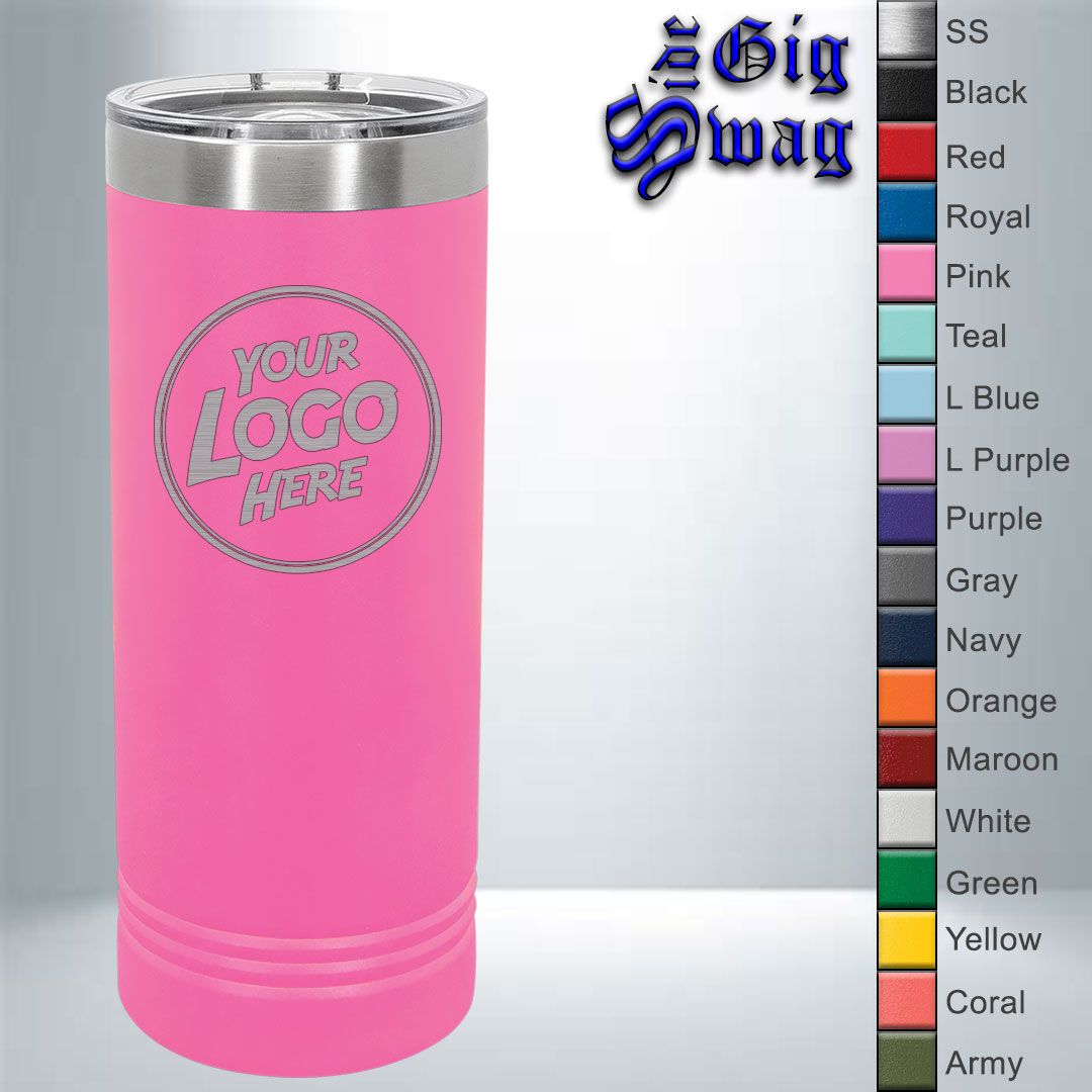 Ringneck Skinny Tumbler - 22 oz - Laser Engraved