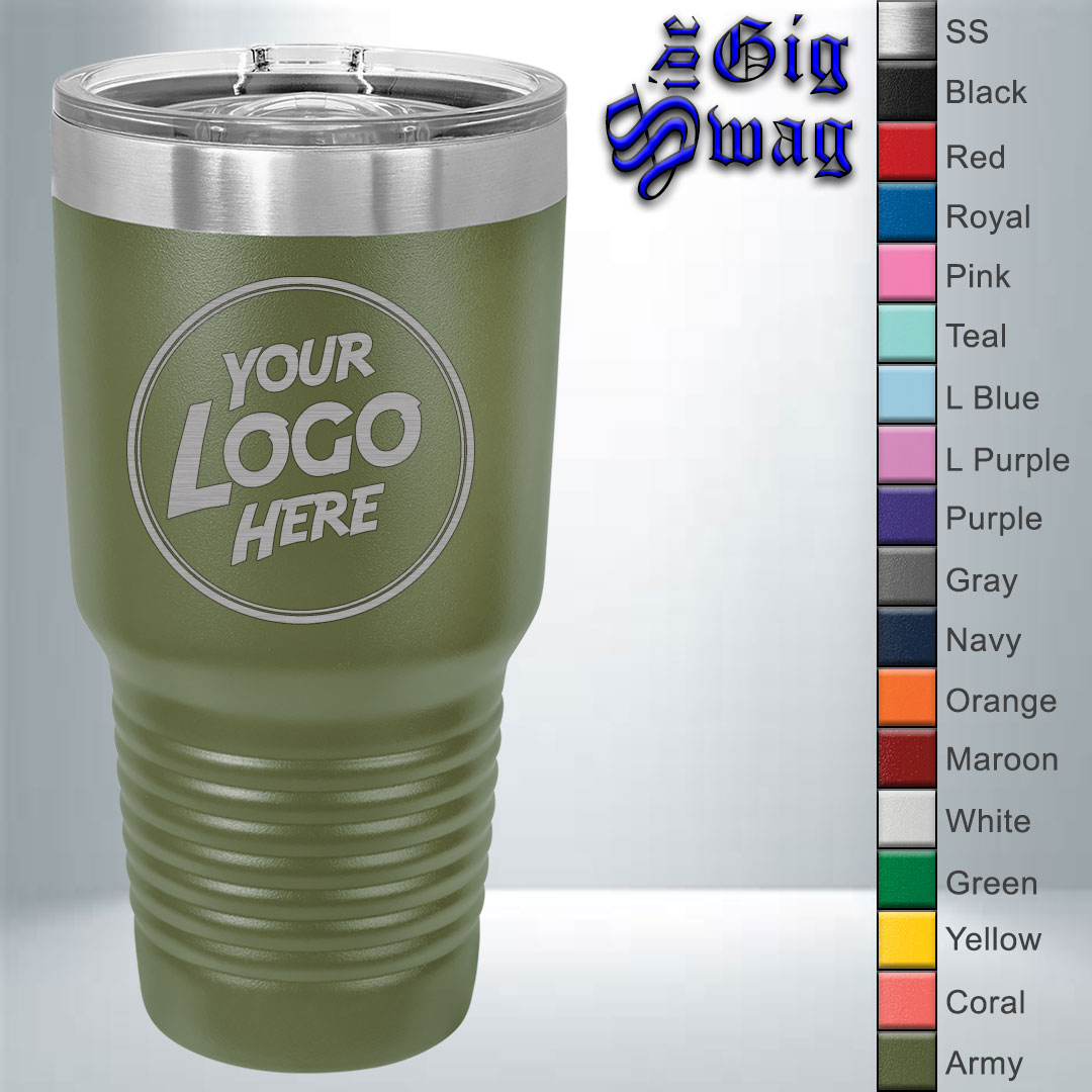 Ring-Neck Tumbler, 30 oz - Laser Engraved