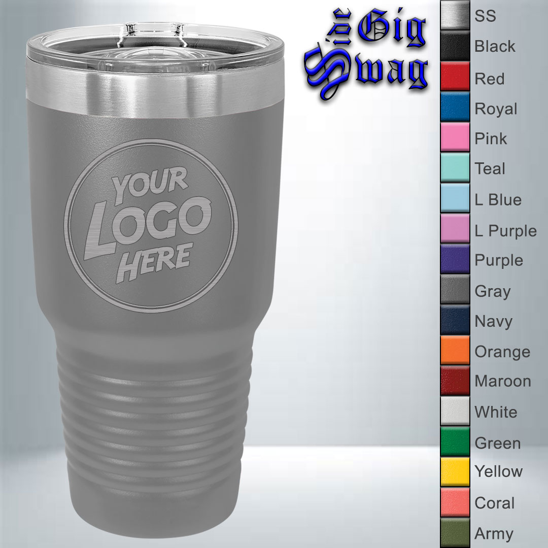 Ring-Neck Tumbler, 30 oz - Laser Engraved