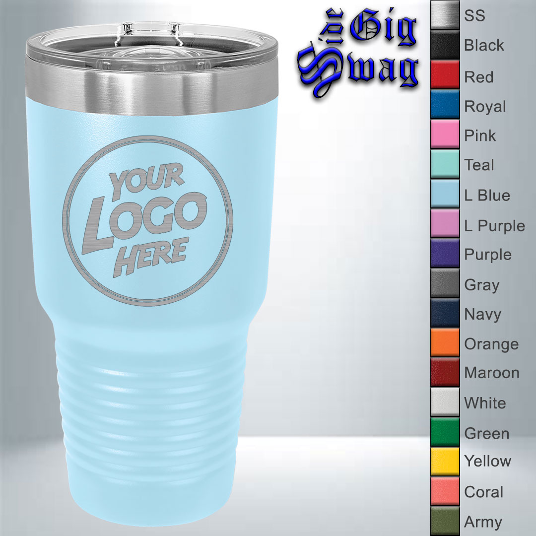 Ring-Neck Tumbler, 30 oz - Laser Engraved