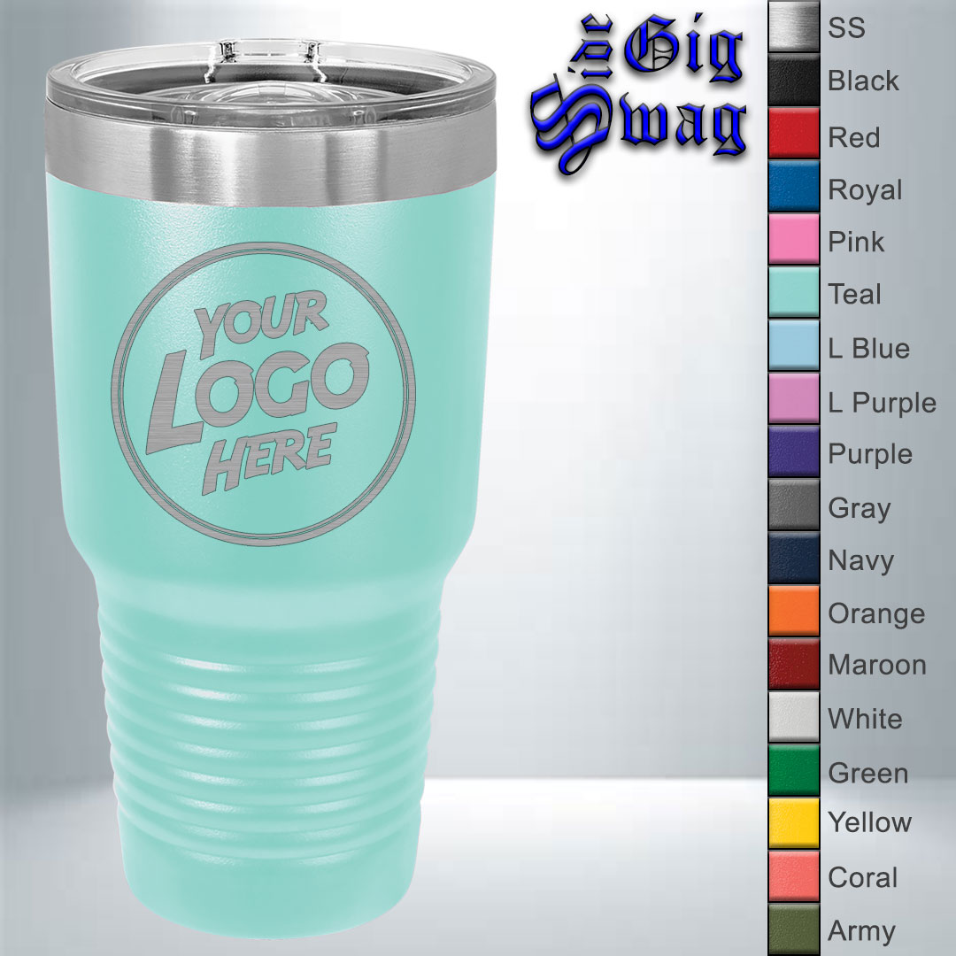 Ring-Neck Tumbler, 30 oz - Laser Engraved