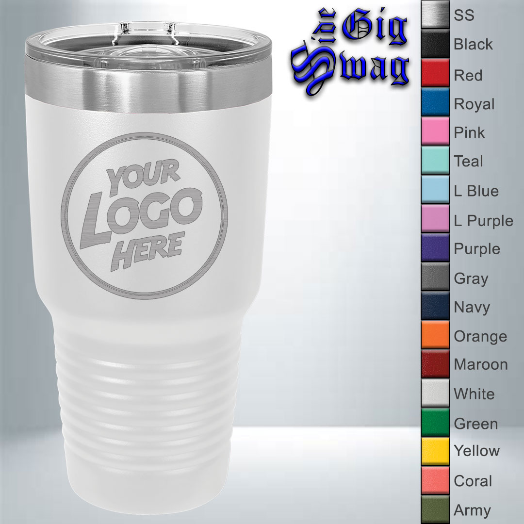 Ring-Neck Tumbler, 30 oz - Laser Engraved